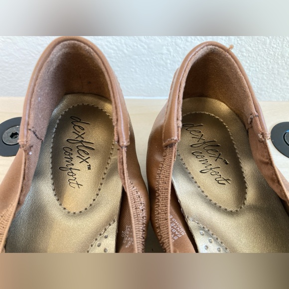Dexflex Comfort Caramel Ballet Flats - Picture 3 of 9